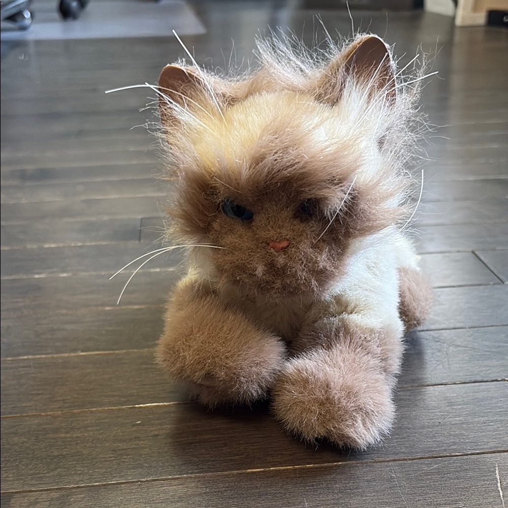 Vintage Furreal Friends Siamese Kitten TESTED Meows, purrs and kneads.